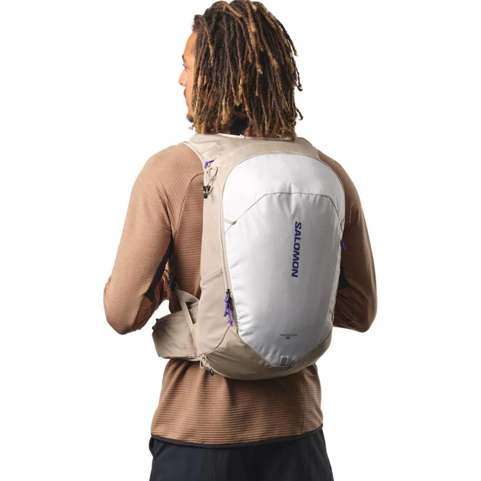 Sac à dos Salomon Trailblazer 20 Vintage Khaki Glacier Gray