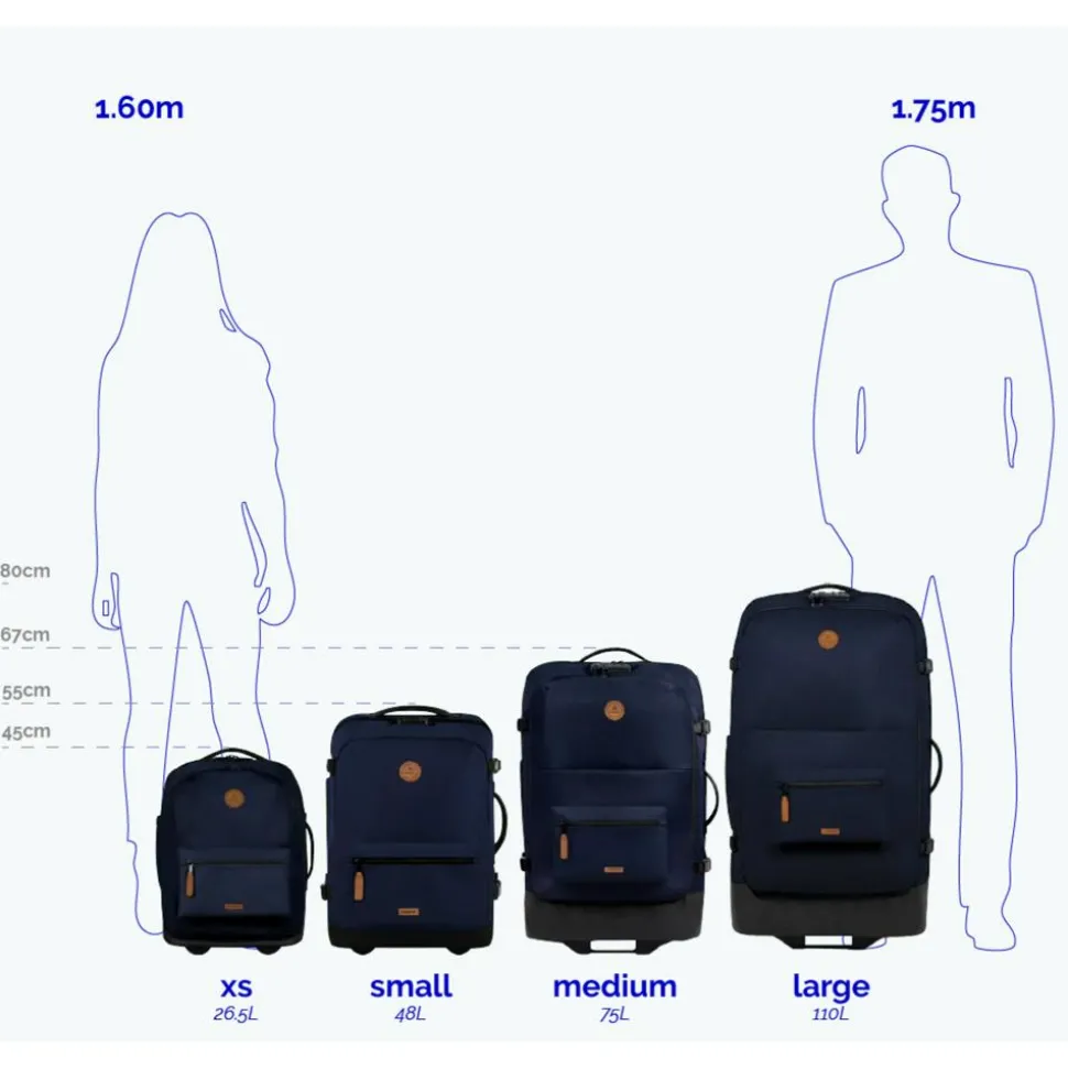 Valise Cabaia Soft Suitcase Medium 75L Amiens